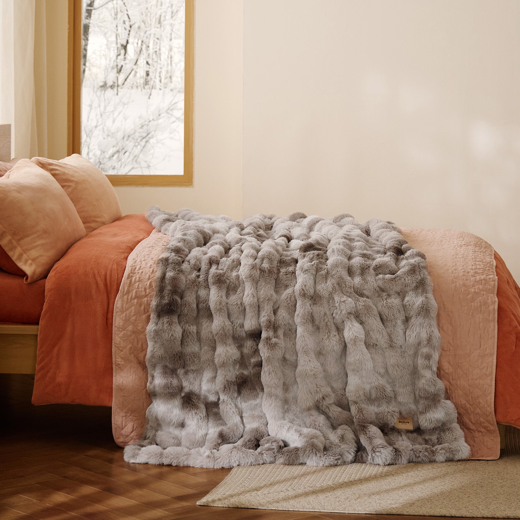 Bubble Faux Fur Blanket - Image 23