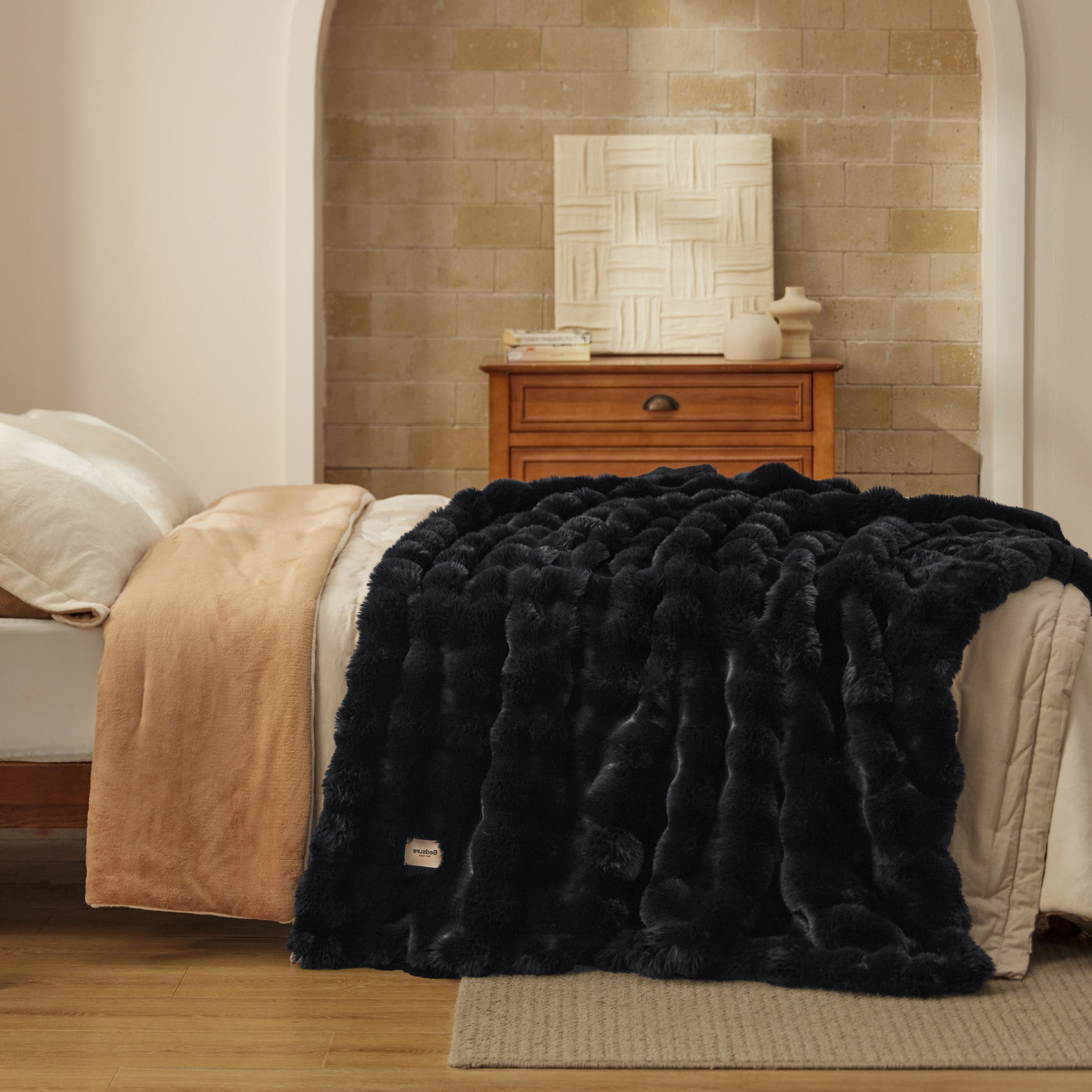 Bubble Faux Fur Blanket - Image 58