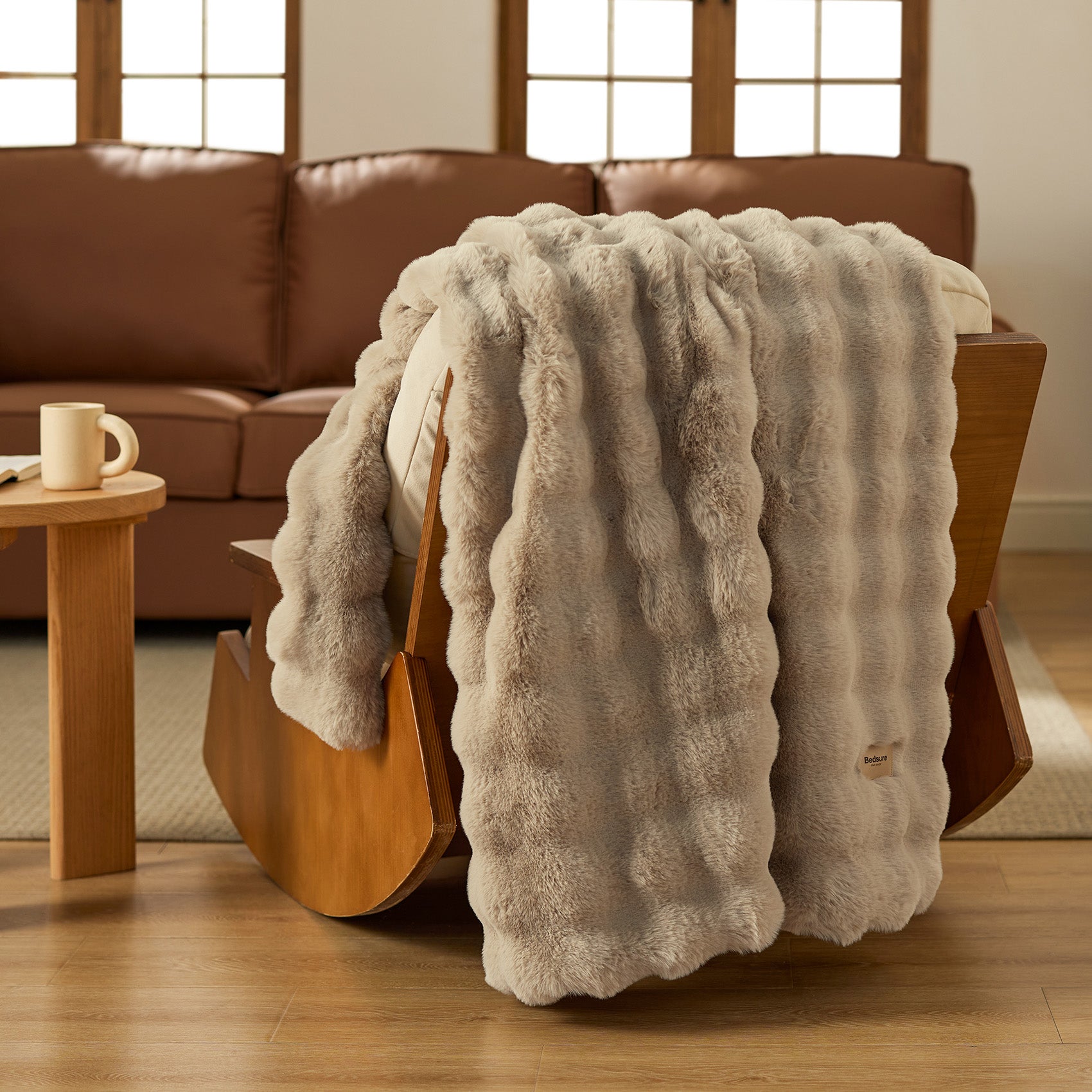 Bubble Faux Fur Blanket - Image 49