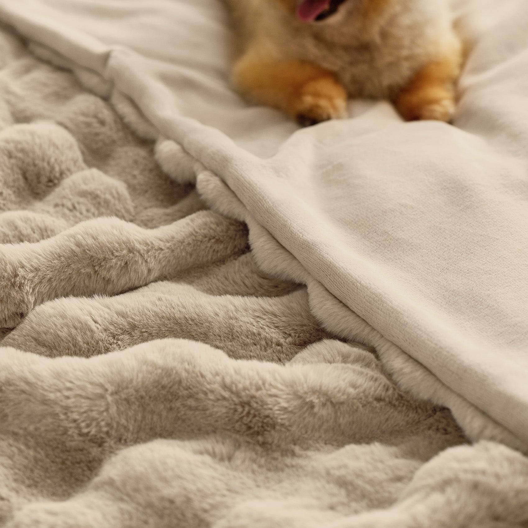Bubble Faux Fur Blanket - Image 50