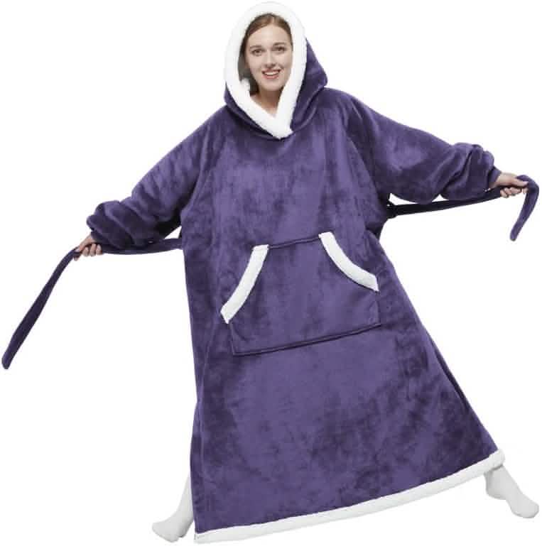 Sherpa Fleece Blanket Hoodie - Image 83