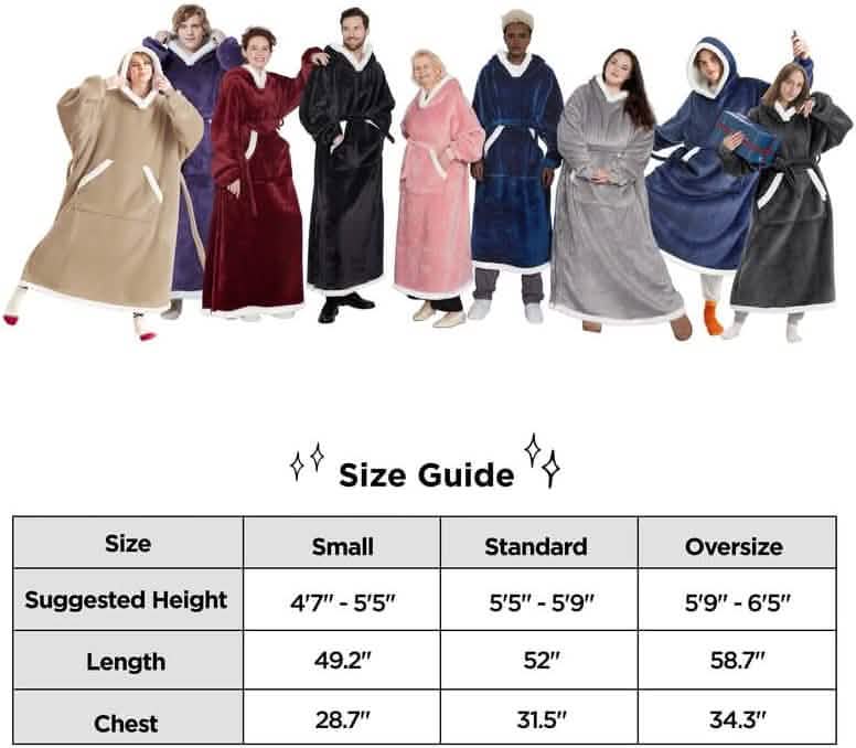 Sherpa Fleece Blanket Hoodie - Image 86