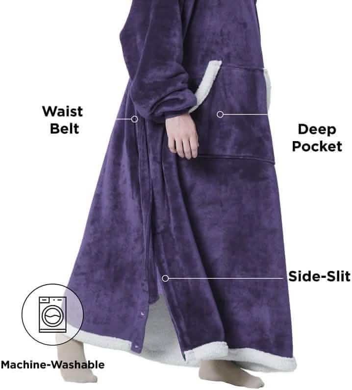 Sherpa Fleece Blanket Hoodie - Image 84