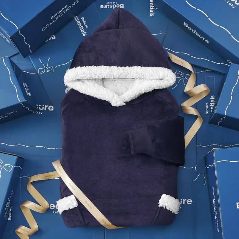 Sherpa Fleece Blanket Hoodie - Image 87