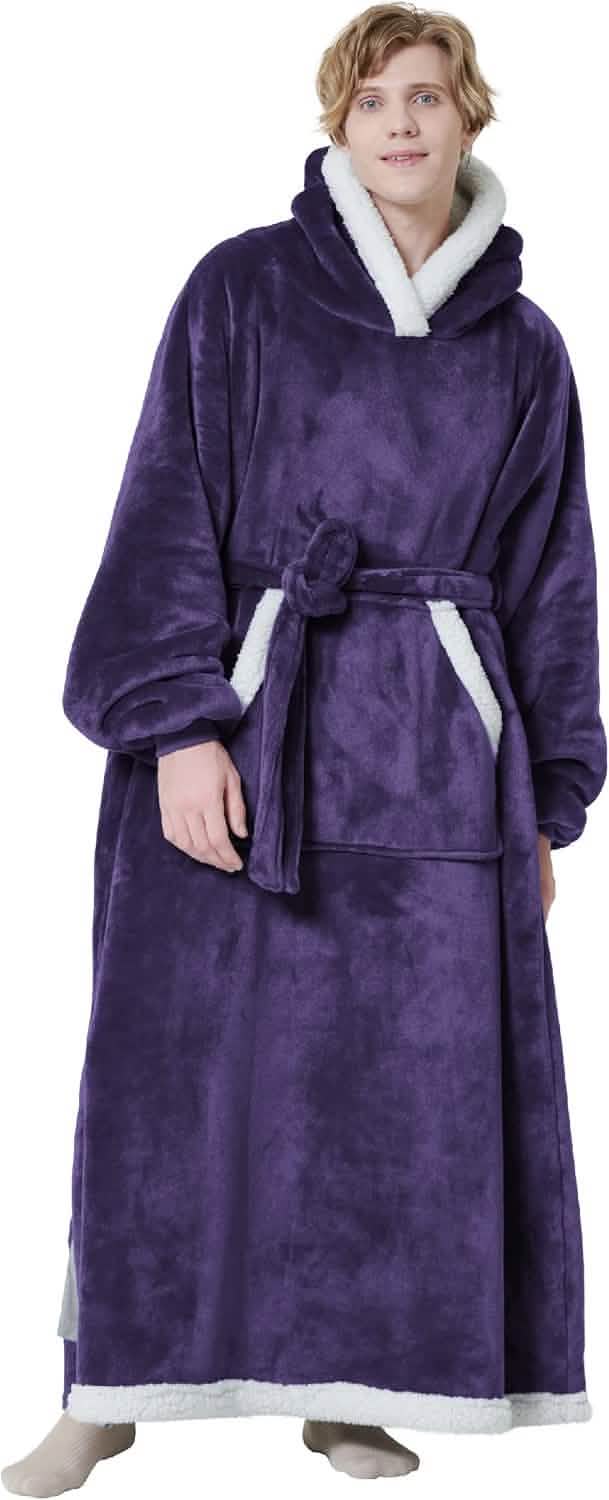 Sherpa Fleece Blanket Hoodie - Image 85