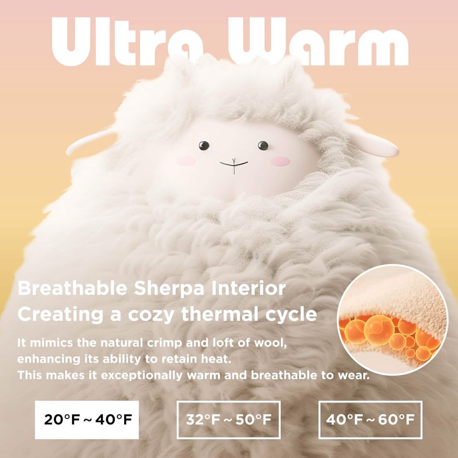 Sherpa Fleece Blanket Hoodie - Image 80