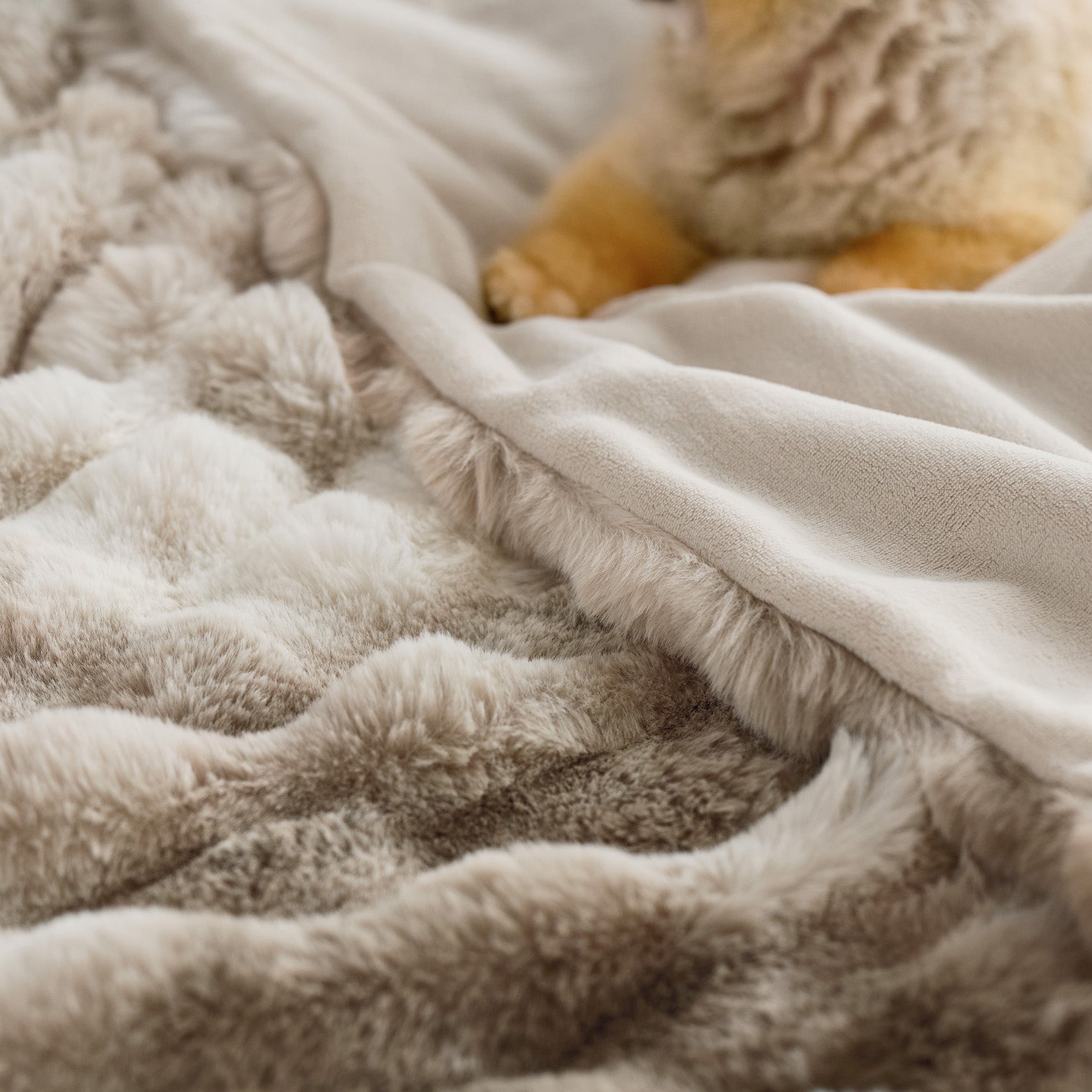 Bubble Faux Fur Blanket - Image 33