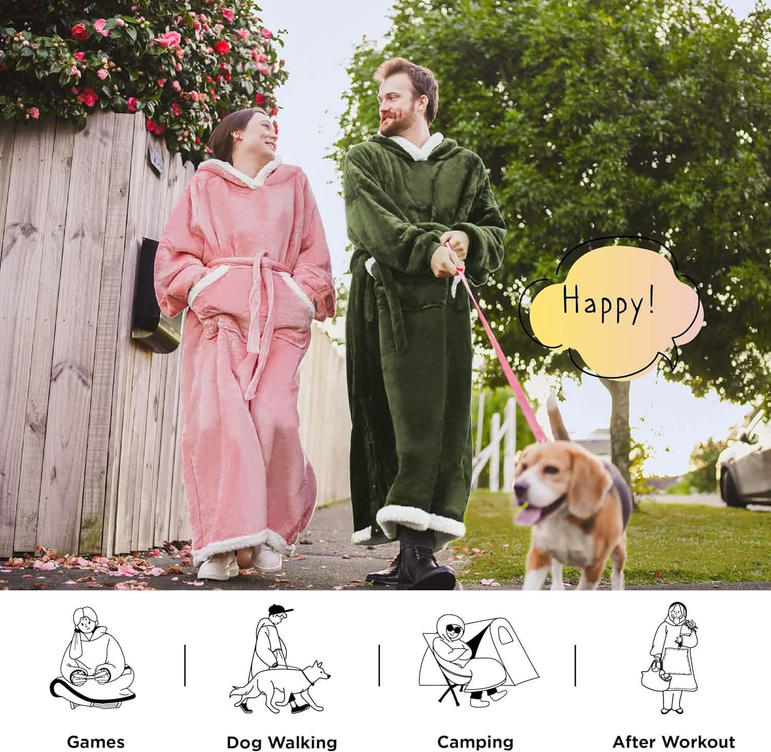 Sherpa Fleece Blanket Hoodie - Image 73