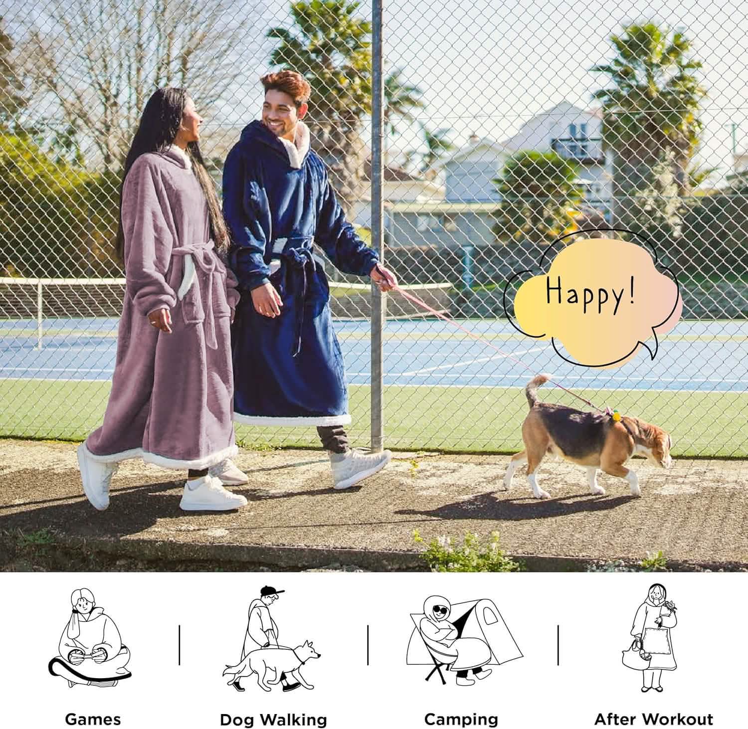 Sherpa Fleece Blanket Hoodie - Image 81