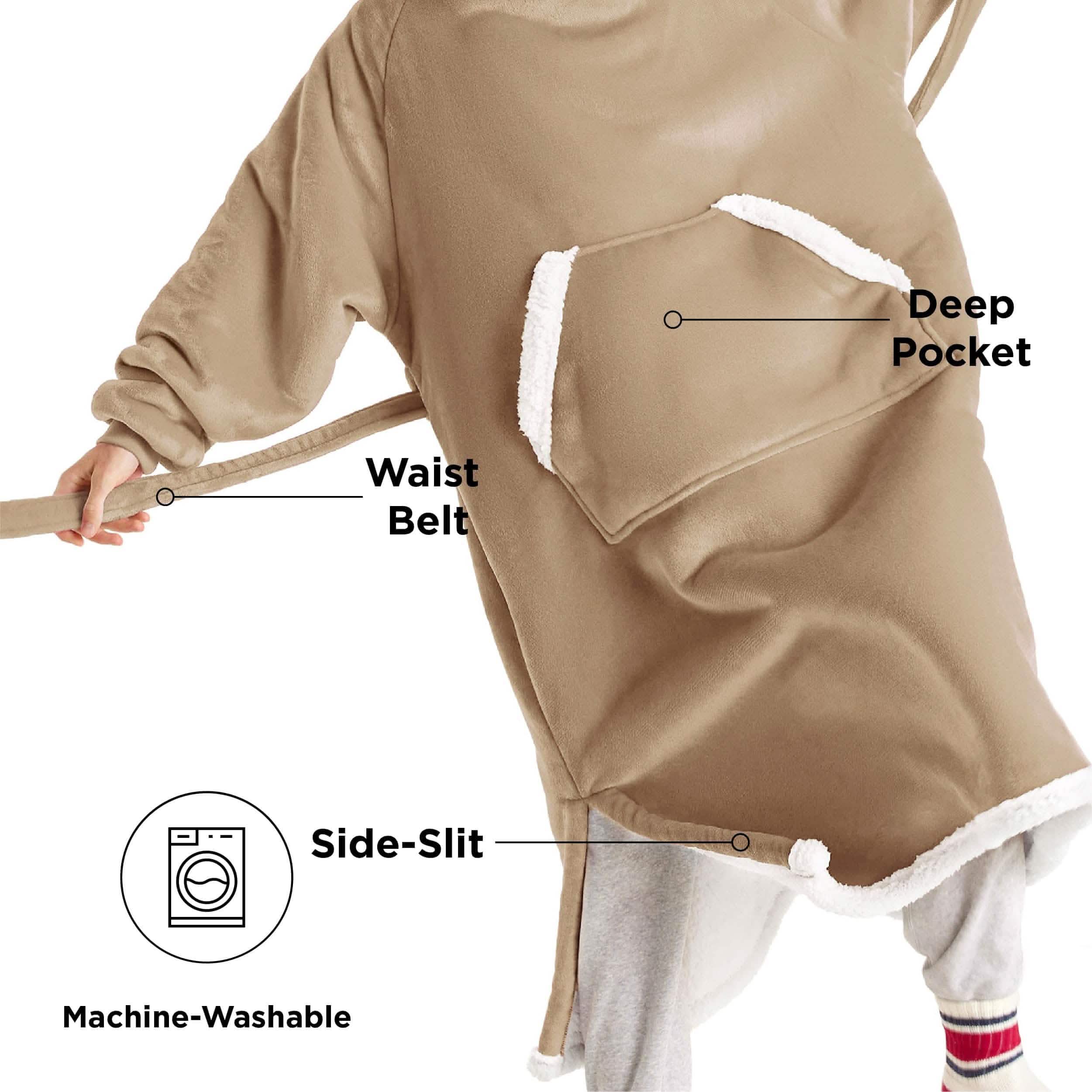Sherpa Fleece Blanket Hoodie - Image 52