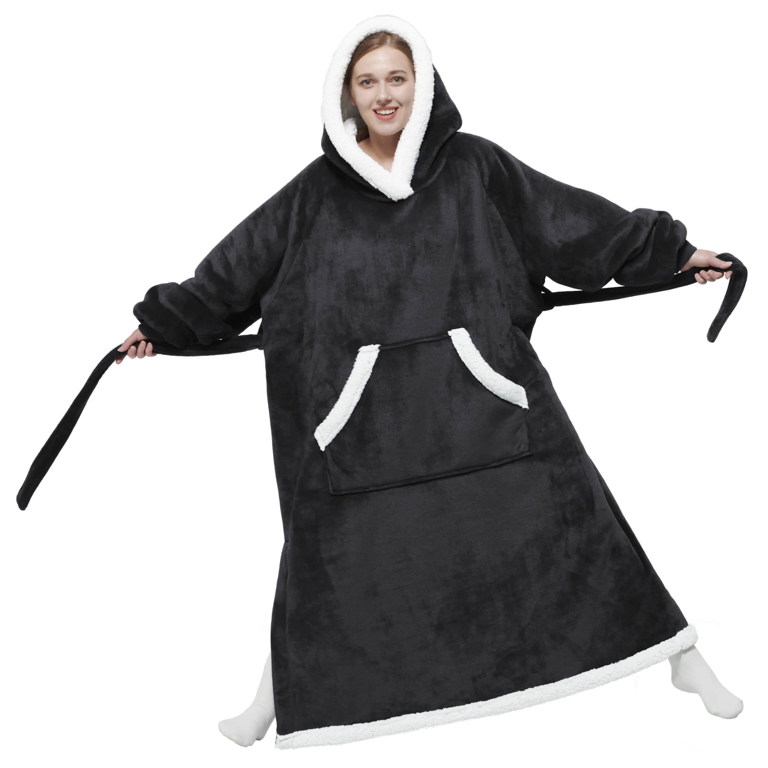 Sherpa Fleece Blanket Hoodie - Image 21