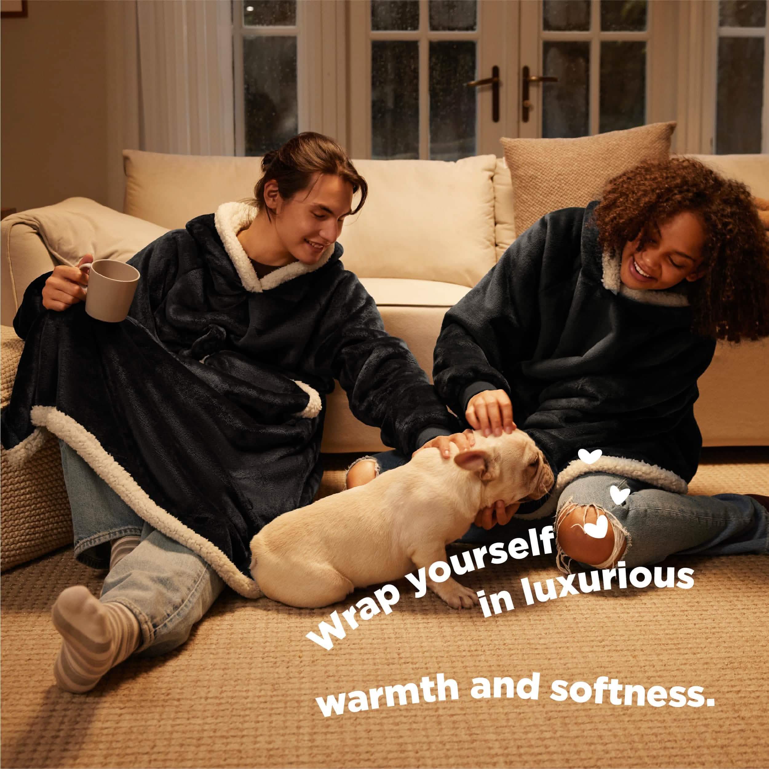Sherpa Fleece Blanket Hoodie - Image 23