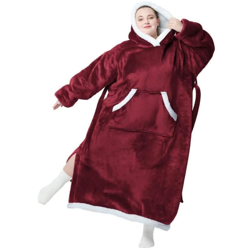 Sherpa Fleece Blanket Hoodie - Image 43