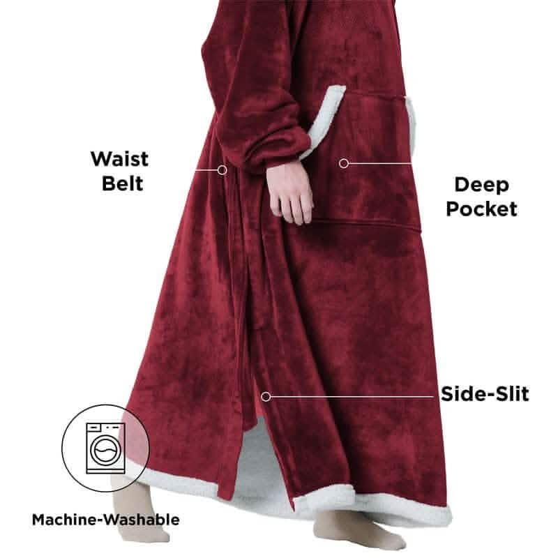 Sherpa Fleece Blanket Hoodie - Image 42