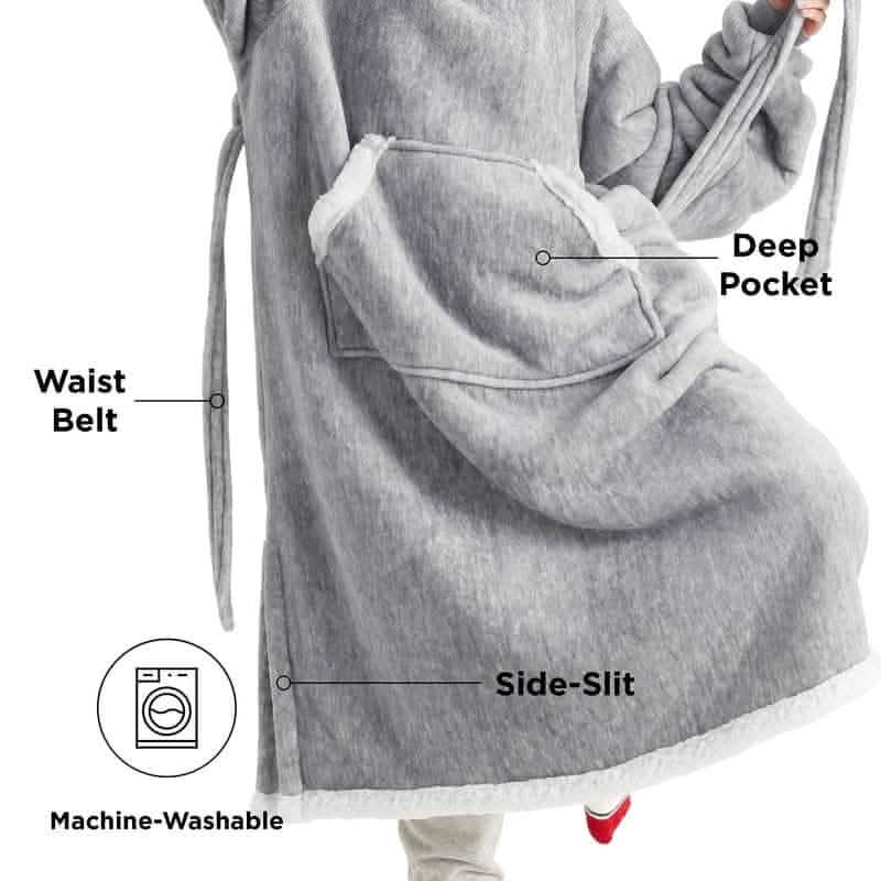 Sherpa Fleece Blanket Hoodie - Image 47
