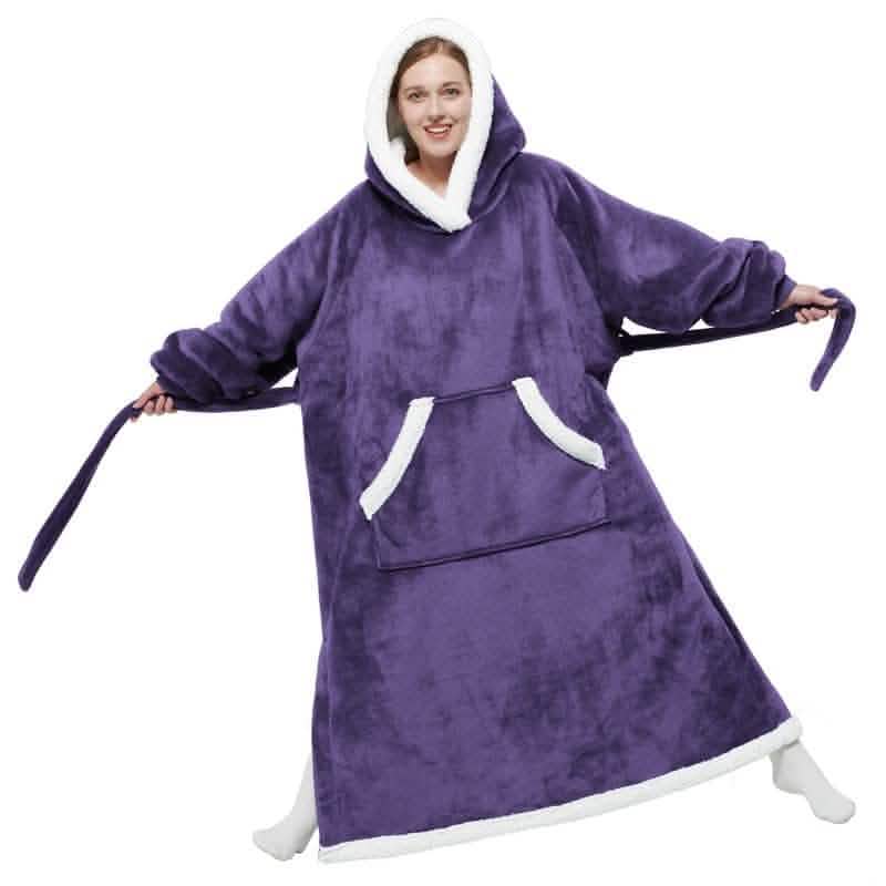 Sherpa Fleece Blanket Hoodie - Image 16