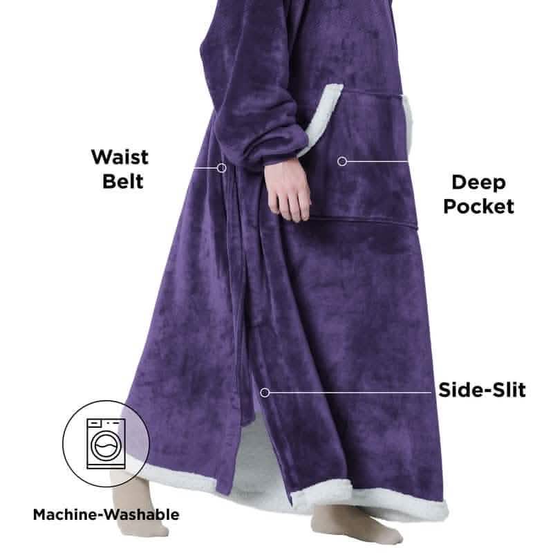 Sherpa Fleece Blanket Hoodie - Image 17