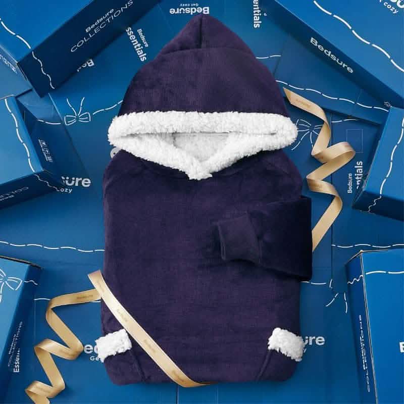Sherpa Fleece Blanket Hoodie - Image 20