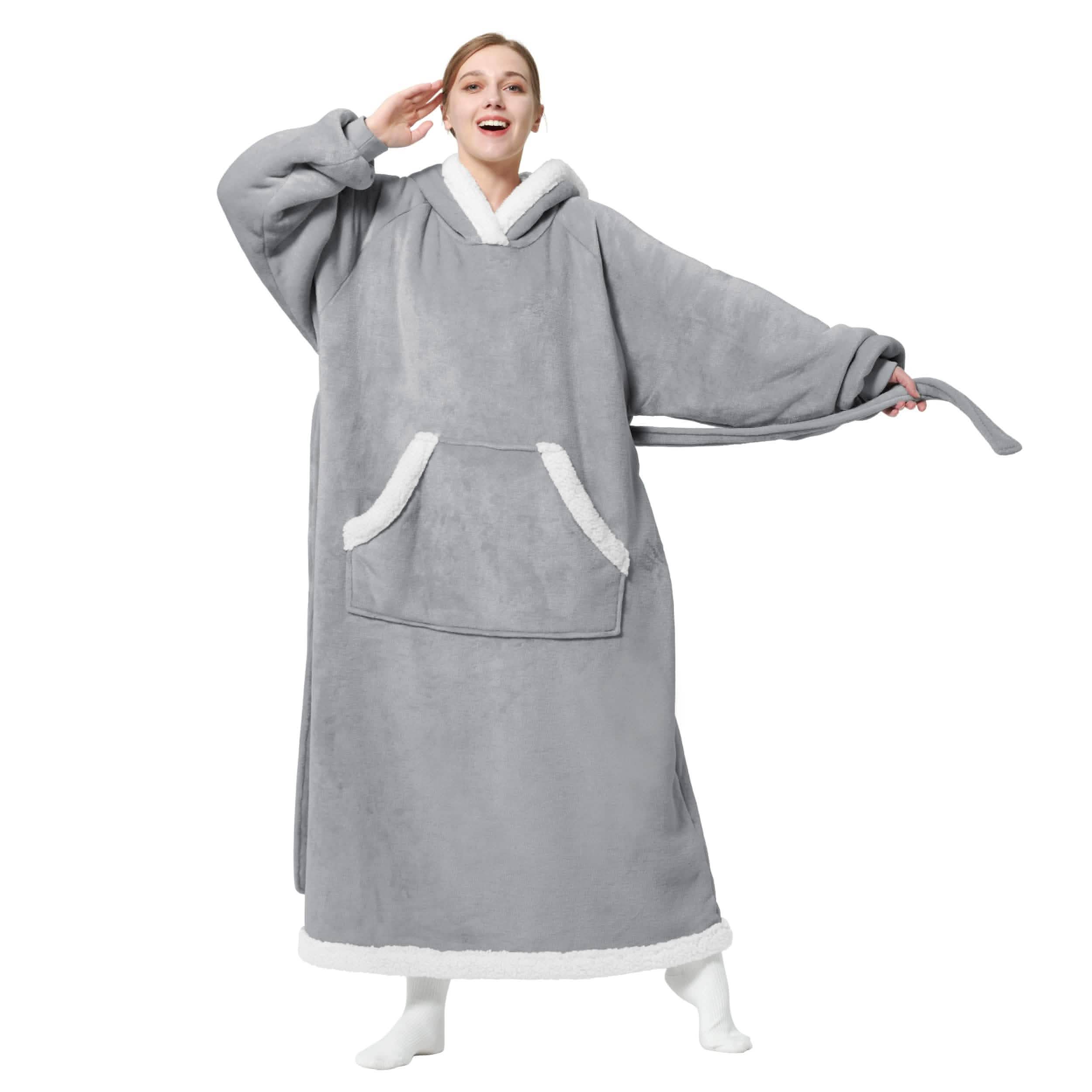 Sherpa Fleece Blanket Hoodie - Image 36