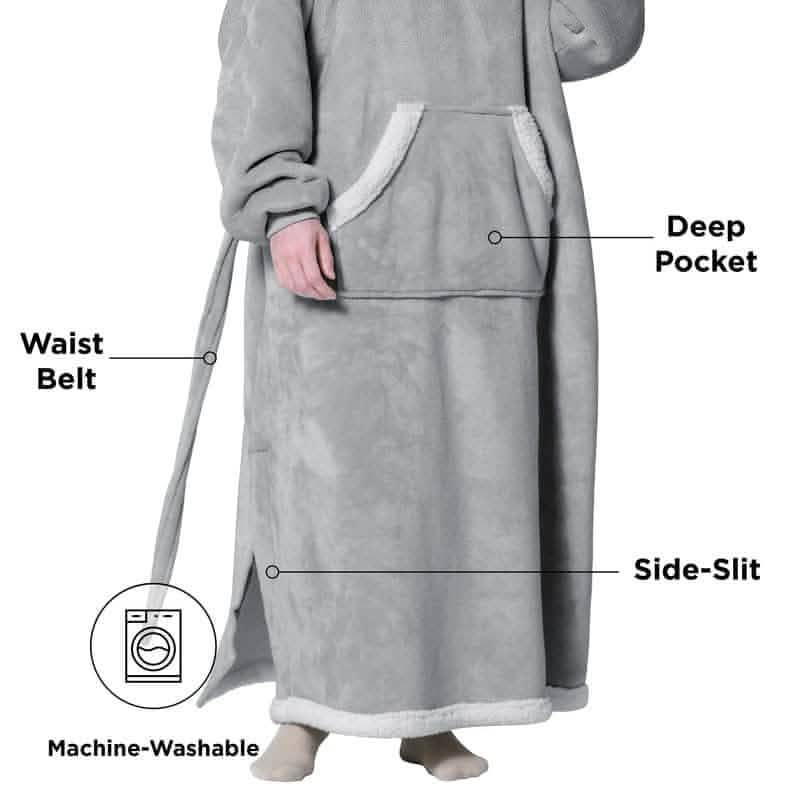 Sherpa Fleece Blanket Hoodie - Image 37