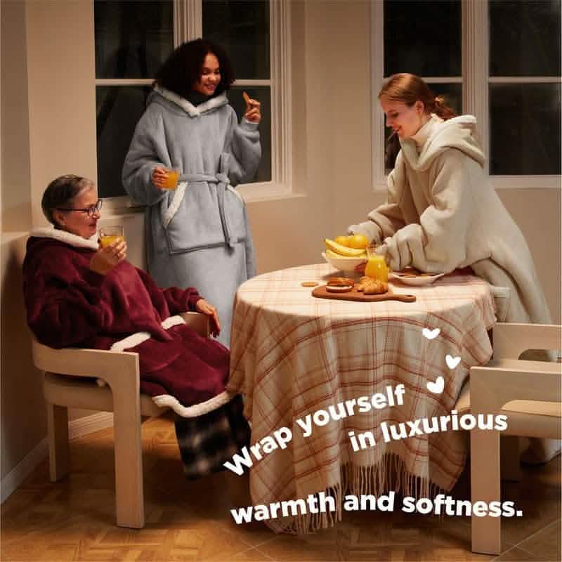 Sherpa Fleece Blanket Hoodie - Image 39