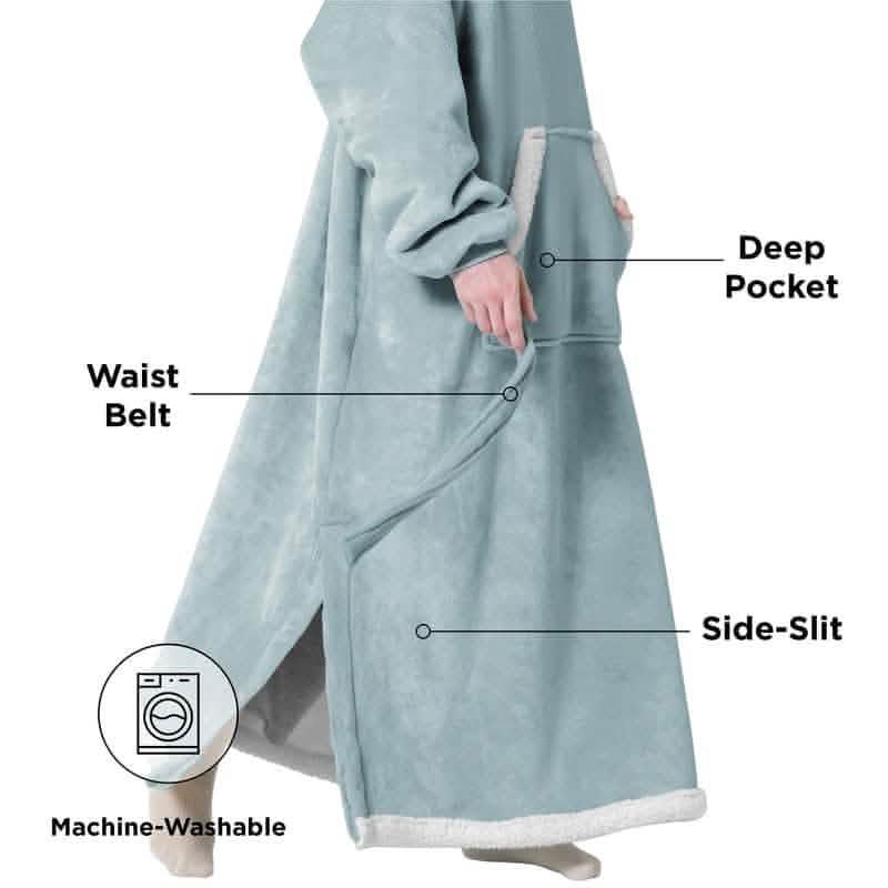 Sherpa Fleece Blanket Hoodie - Image 57