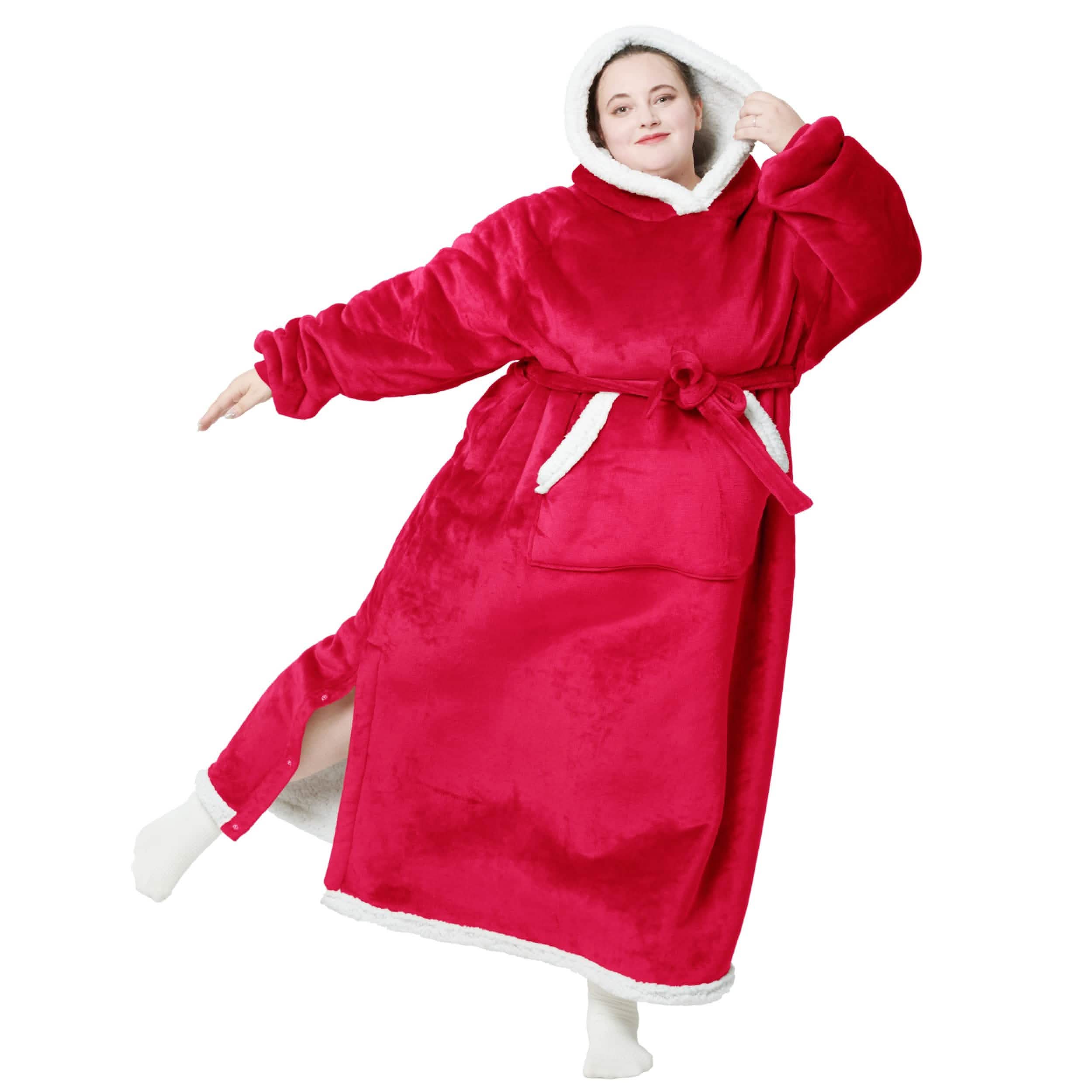 Sherpa Fleece Blanket Hoodie - Image 11