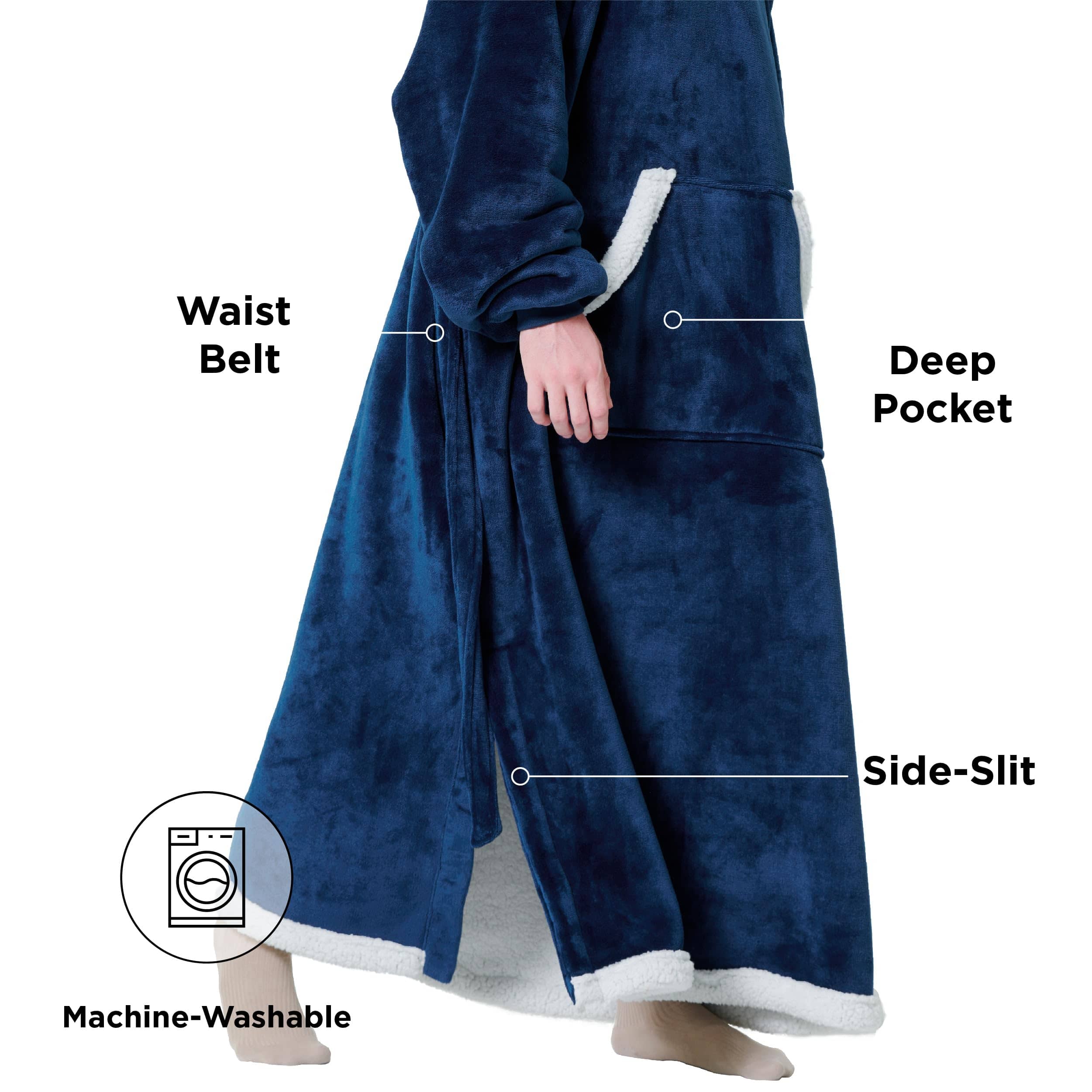 Sherpa Fleece Blanket Hoodie - Image 7