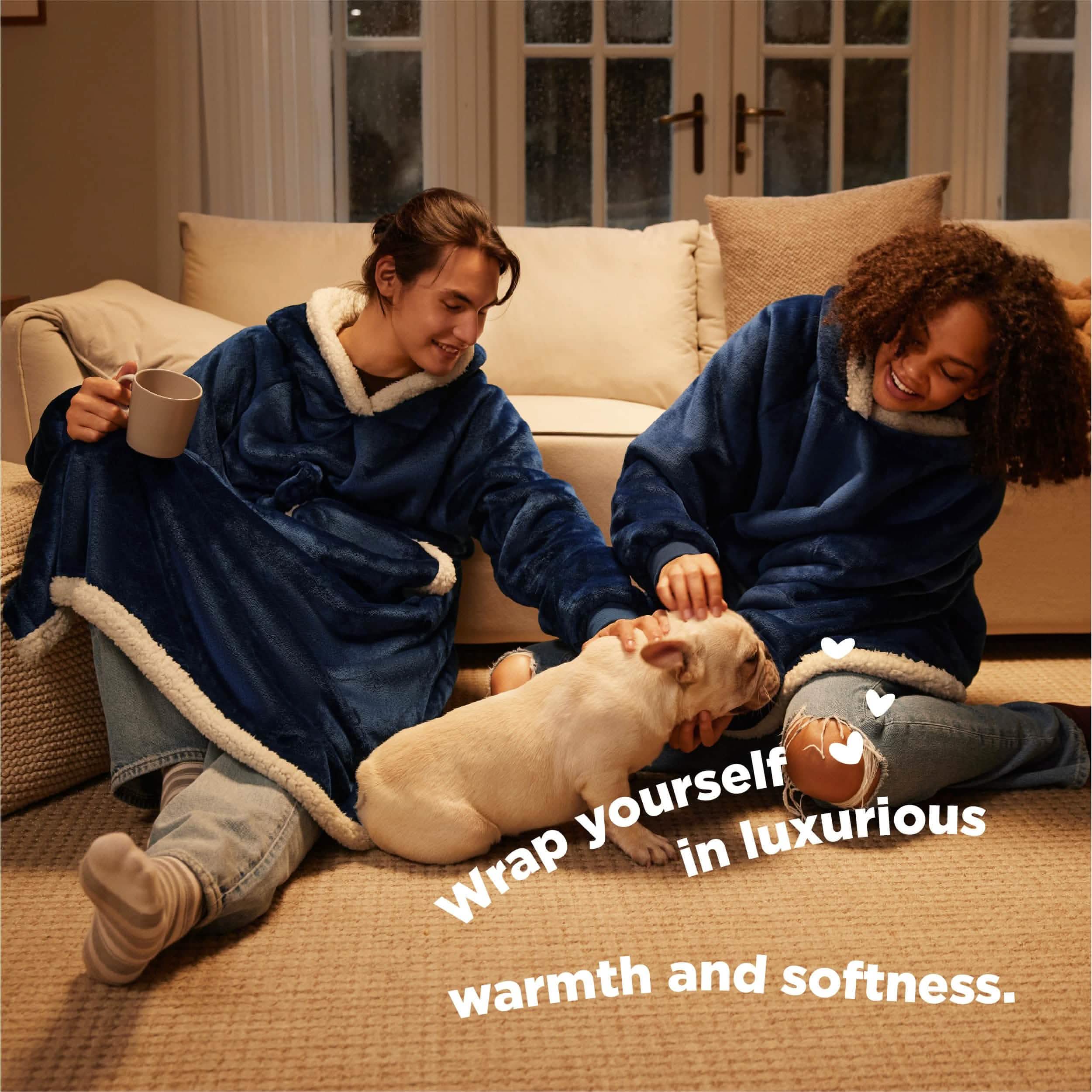 Sherpa Fleece Blanket Hoodie - Image 8