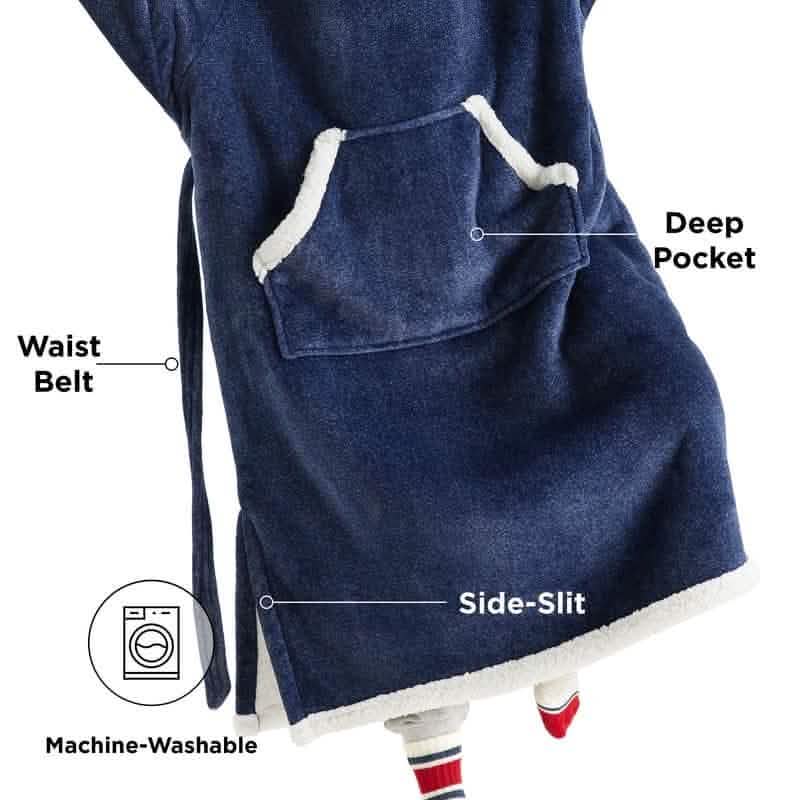 Sherpa Fleece Blanket Hoodie - Image 32