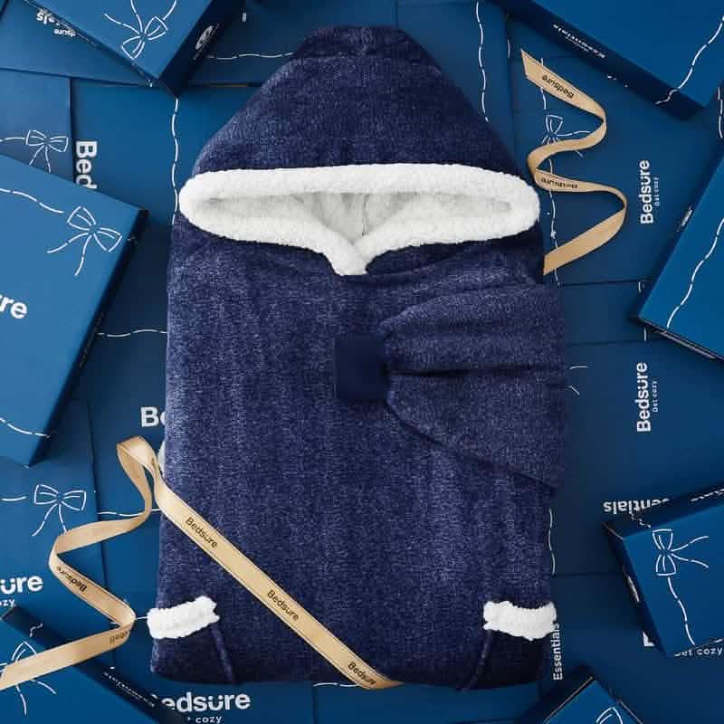 Sherpa Fleece Blanket Hoodie - Image 35