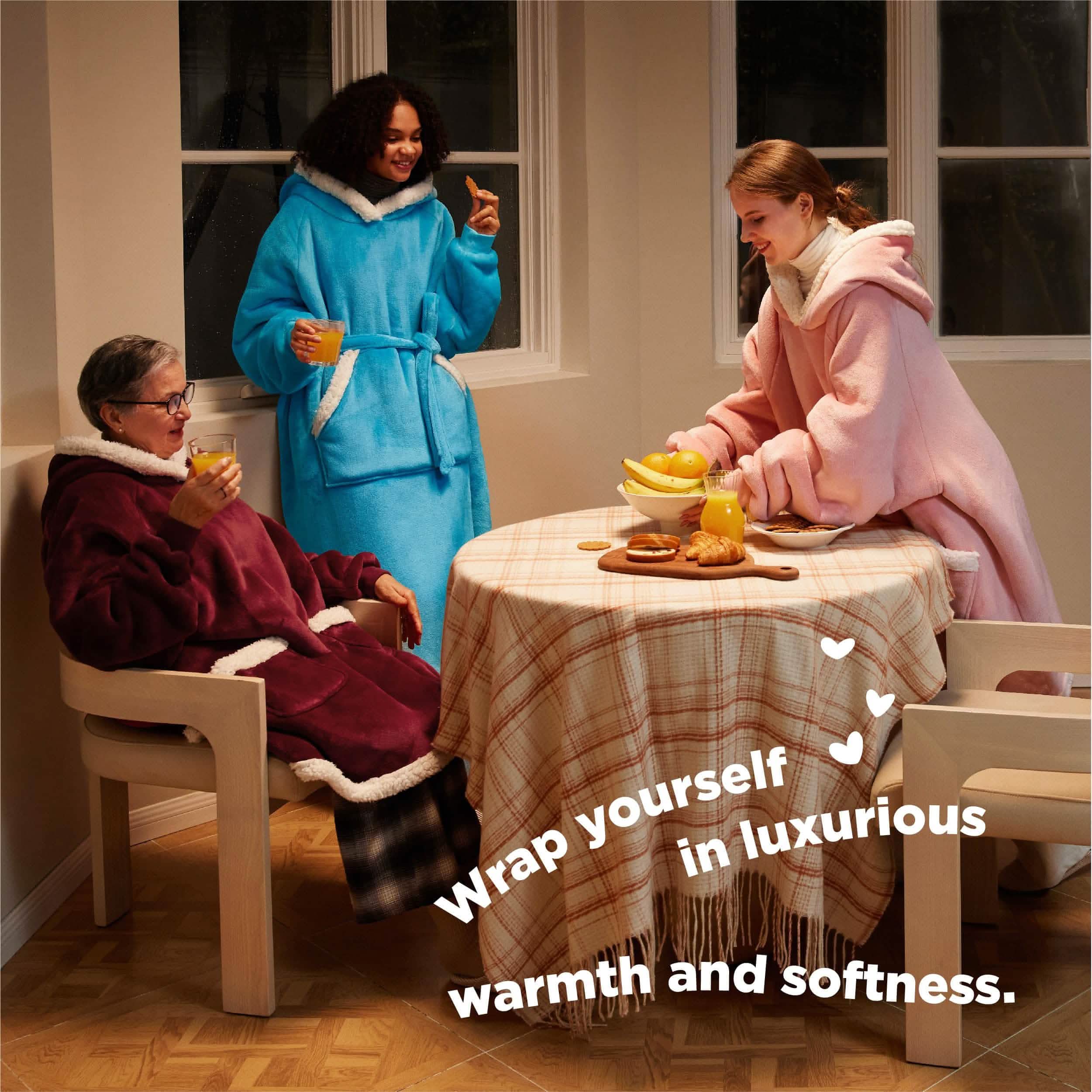 Sherpa Fleece Blanket Hoodie - Image 67